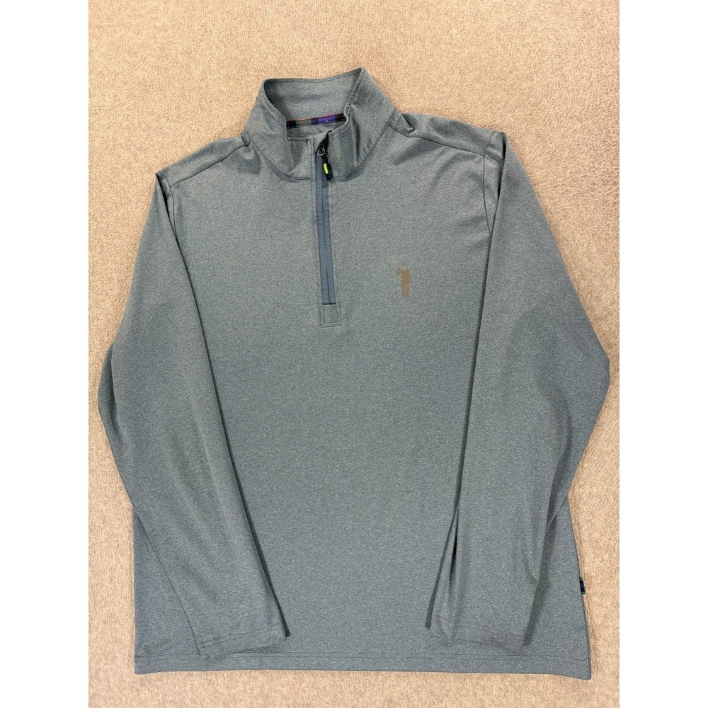 William Murray Chip Shot 1/4 Zip Golf Pullover (Men's Xl) Blue